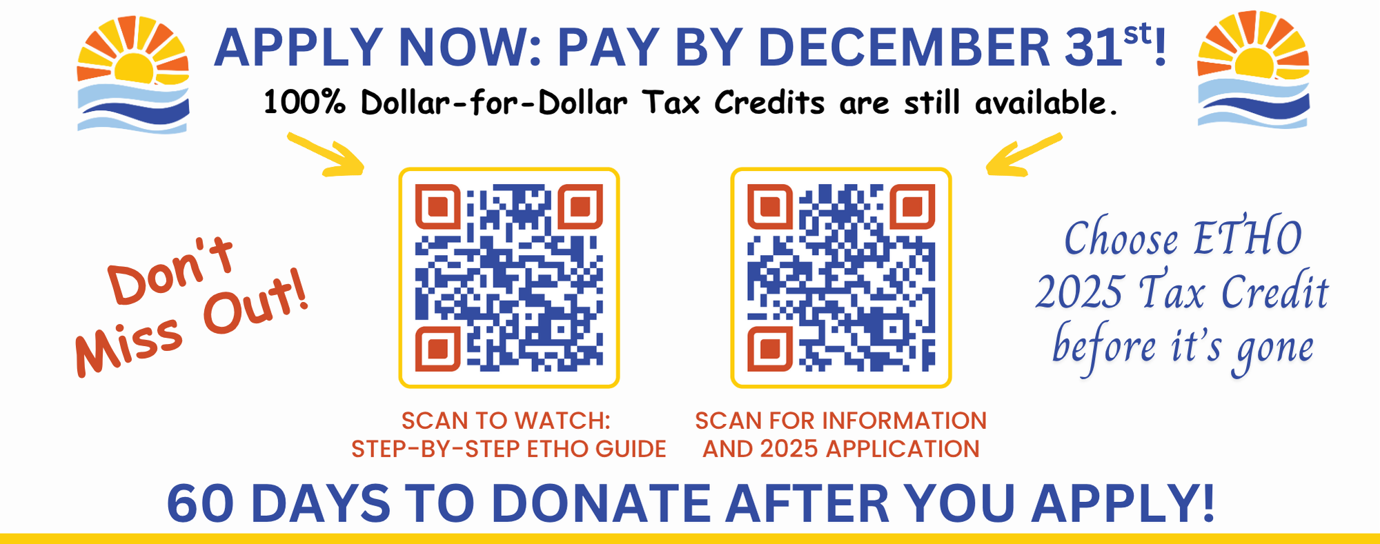 2025 ETHO Tax Credits for Mississippi residents and business owners!