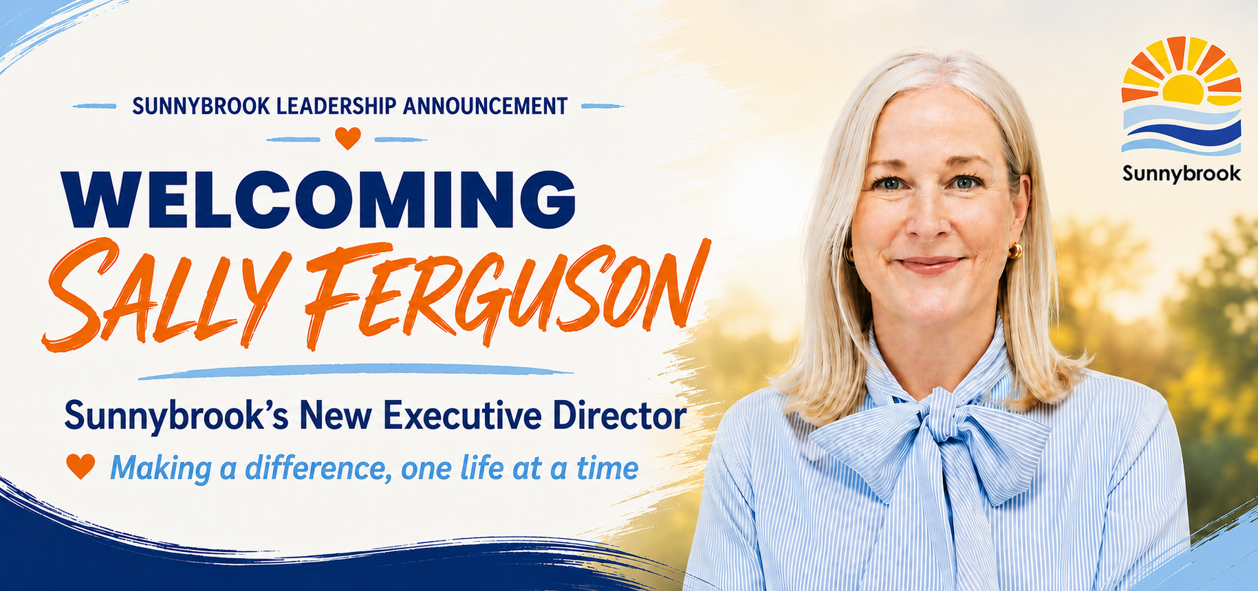 Sunnybrook Children’s Home welcomes Sally Ferguson as executive director.